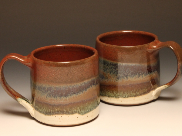 Smaller, straight sided mug with handle 11-12 oz