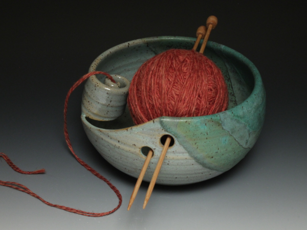Knitting Bowl in Ocean