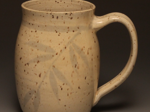 Medium mug in Leaf pattern