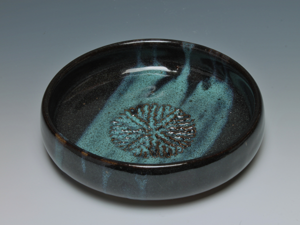 Dipping dish is about 1"x 6"