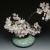 Carved flower design ikebana