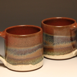 Smaller, straight sided mug with handle 11-12 oz