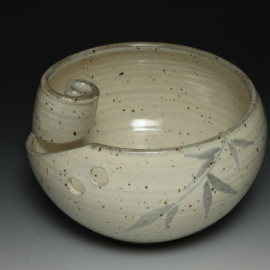Knitting Bowl in Leaf