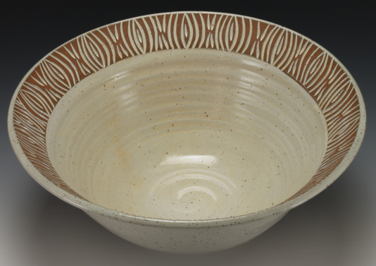 large carved bowl