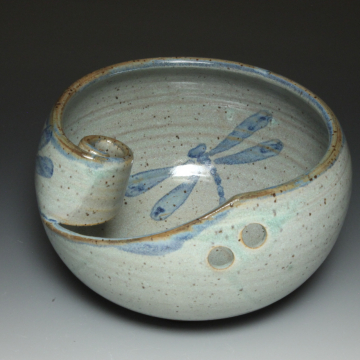 Knitting Bowl in Dragonfly