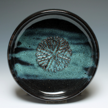 Olive Oil Dipping Dish with Garlic Grater, Northern Lights